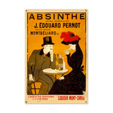 Absinthe Cafe Vintage Sign Metal Sign