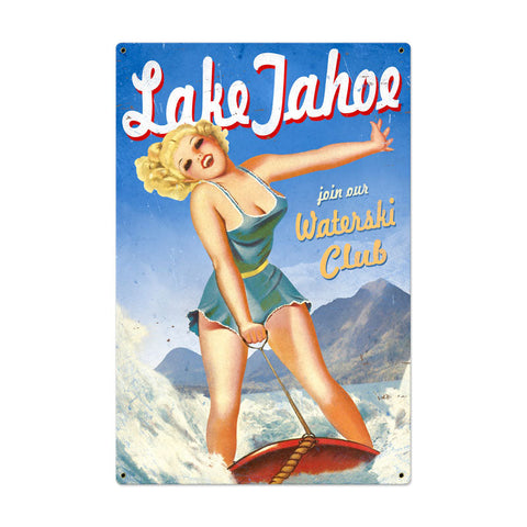 Lake-Tahoe-Pinup-Vintage-Sign-Metal-Sign