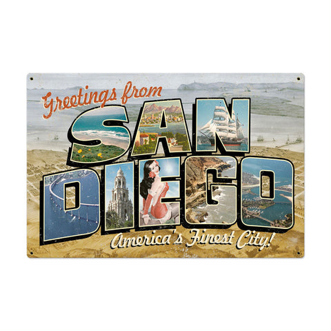 San-Diego-Postcard-Vintage-Sign-Metal-Sign