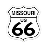 Missouri Route 66 Vintage Sign Metal Sign
