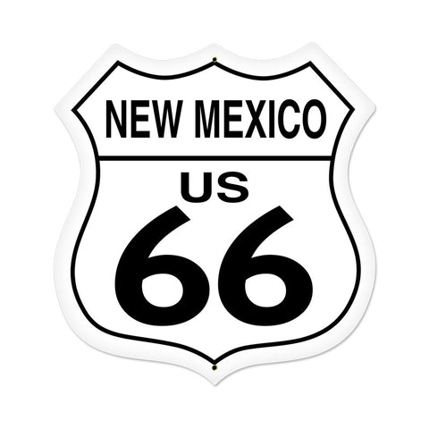 New Mexico Route 66 Vintage Sign Metal Sign