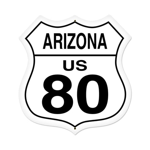 Arizona Route 80 Vintage Sign Metal Sign