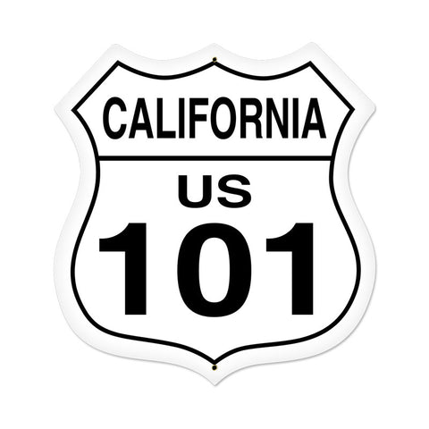 California Route 101 Vintage Sign Metal Sign