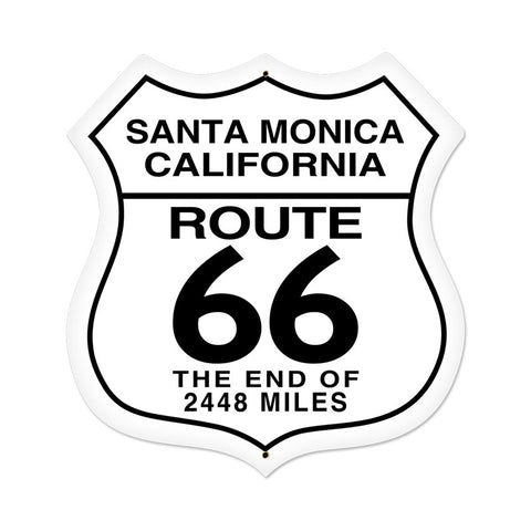 Santa Monica Vintage Sign Metal Sign