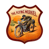 Flying Merkel Vintage Sign Metal Sign
