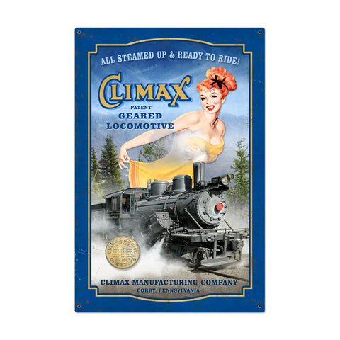 Climax Vintage Sign Metal Sign