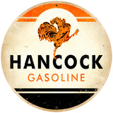 Hancock Gasoline Vintage Sign Metal Sign
