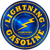 Lightning Gasoline Vintage Sign Metal Sign