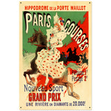 Paris Hippodrome Vintage Sign Metal Sign