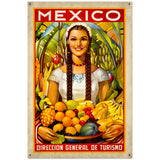 Mexico Vintage Sign Metal Sign