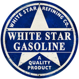 White Star Gasoline Vintage Sign Metal Sign