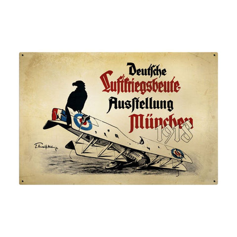 German Eagle Vintage Sign Metal Sign