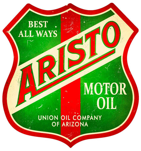Aristo Oil Metal Sign