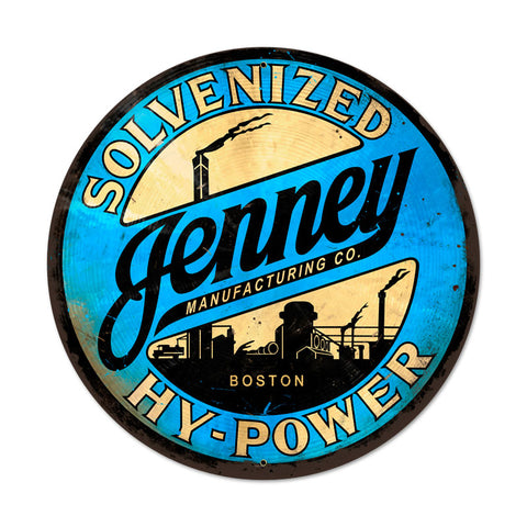 Jenny Hy Power Vintage Sign Metal Sign