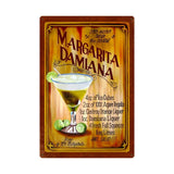 Margarita Damiana Recipe Vintage Sign Metal Sign
