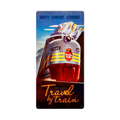 Canadian Pacific Train Vintage Sign Metal Sign