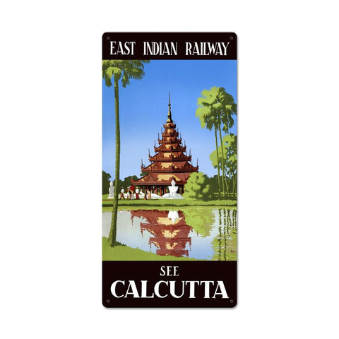 Calcutta Vintage Sign Metal Sign