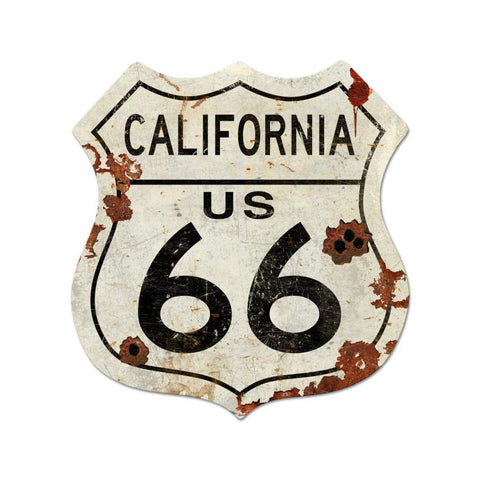 ROUTE-CALIFORNIA-US-66-LARGE-Vintage-Sign-Metal-Sign