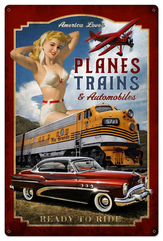 Planes-Trains-Automobiles-Xl-Vintage-Sign-Metal-Sign