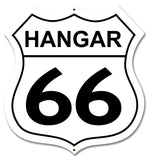 Hangar 66 Metal Sign