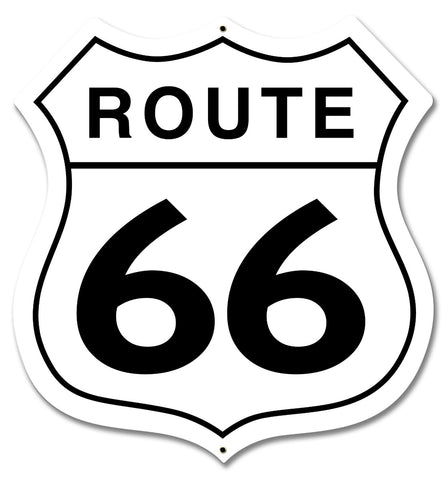 Route US 66 Vintage Sign Metal Sign