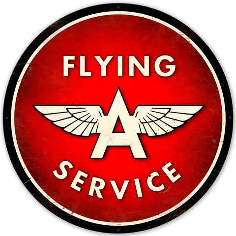 Flying A Service Vintage Sign Metal Sign