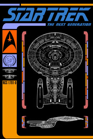 Star Trek: The Next Generation Style: 1 - 11 x 17 inch. TV Show Poster