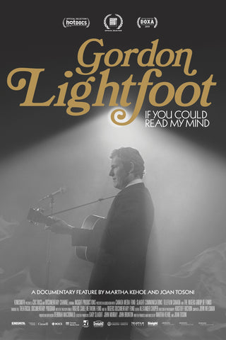 Gordon Lightfoot: If You Could Read My Mind Style D Movie Poster 27 x 40 inch