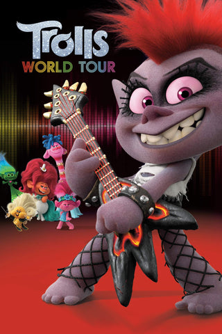 Trolls World Tour Style D Movie Poster 11 x 17 inch