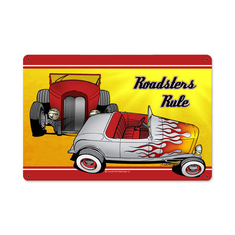 Roadsters-Rule-Vintage-Sign-Metal-Sign