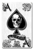 Ace Of Spades Vintage Sign Metal Sign