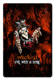 Wicked Voodoo Vintage Sign Metal Sign