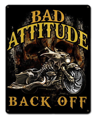 Bad-Attitude-Bad-Ass-Bagger-Vintage-Sign-Metal-Sign