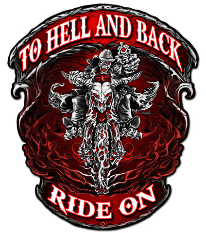 Hell-And-Back-Ride-On-Vintage-Sign-Metal-Sign