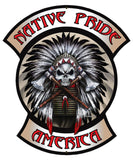 Native Pride Indian Skull Vintage Sign Metal Sign