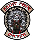 Native Pride Indian Metal Sign