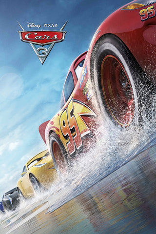 Cars 3 Style C Movie Poster 27 x 40 inch