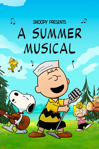 Snoopy Presents: A Summer Musical Style C Movie Poster 11 x 17 inch