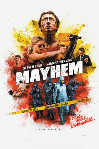 Mayhem Style B Movie Poster 11 x 17 inch