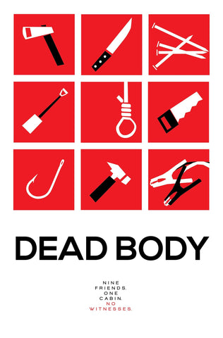 Dead Body Style B Movie Poster 11 x 17 inch