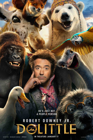 Dolittle Style B Movie Poster 27 x 40 inch
