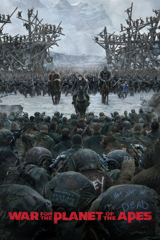 War for the Planet of the Apes Style C Movie Poster 11 x 17 inch
