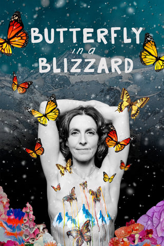 Butterfly in a Blizzard Style A Movie Poster 11 x 17 inch
