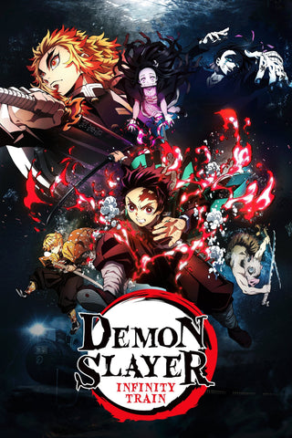 Demon Slayer -Kimetsu no Yaiba- The Movie: Mugen Train Style B Movie Poster 11 x 17 inch