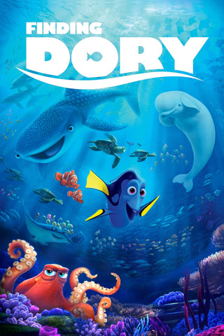 Finding Dory Style C Movie Poster 11 x 17 inch