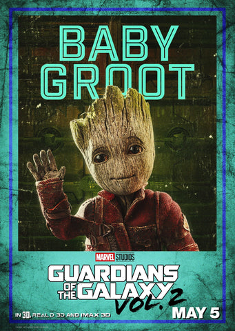 Guardians of the Galaxy Vol. 2 Style E Movie Poster 27 x 40 inch