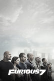 Furious 7 Style E Movie Poster 11 x 17 inch