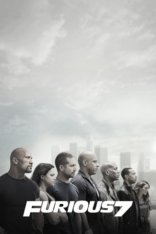 Furious 7 Style E Movie Poster 27 x 40 inch