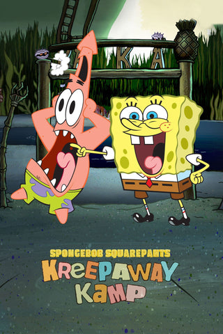SpongeBob Squarepants: Kreepaway Kamp Style D Movie Poster 11 x 17 inch