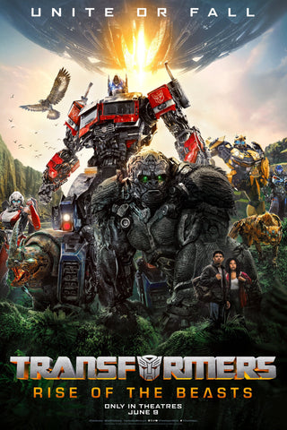 Transformers: Rise of the Beasts Style D Movie Poster 11 x 17 inch